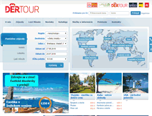 Tablet Screenshot of dertour.sk